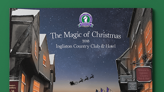 INgliston Coutnry Club & Hotel Brochure cover design